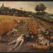 Summer: Harvesters Working and Eating in a Cornfield